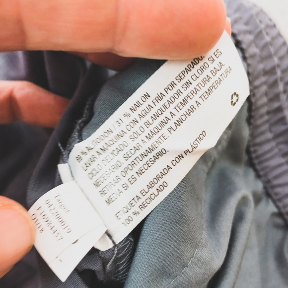 Grey Tech Drawstring Slim Fashion Short S L - Picture 8 of 8